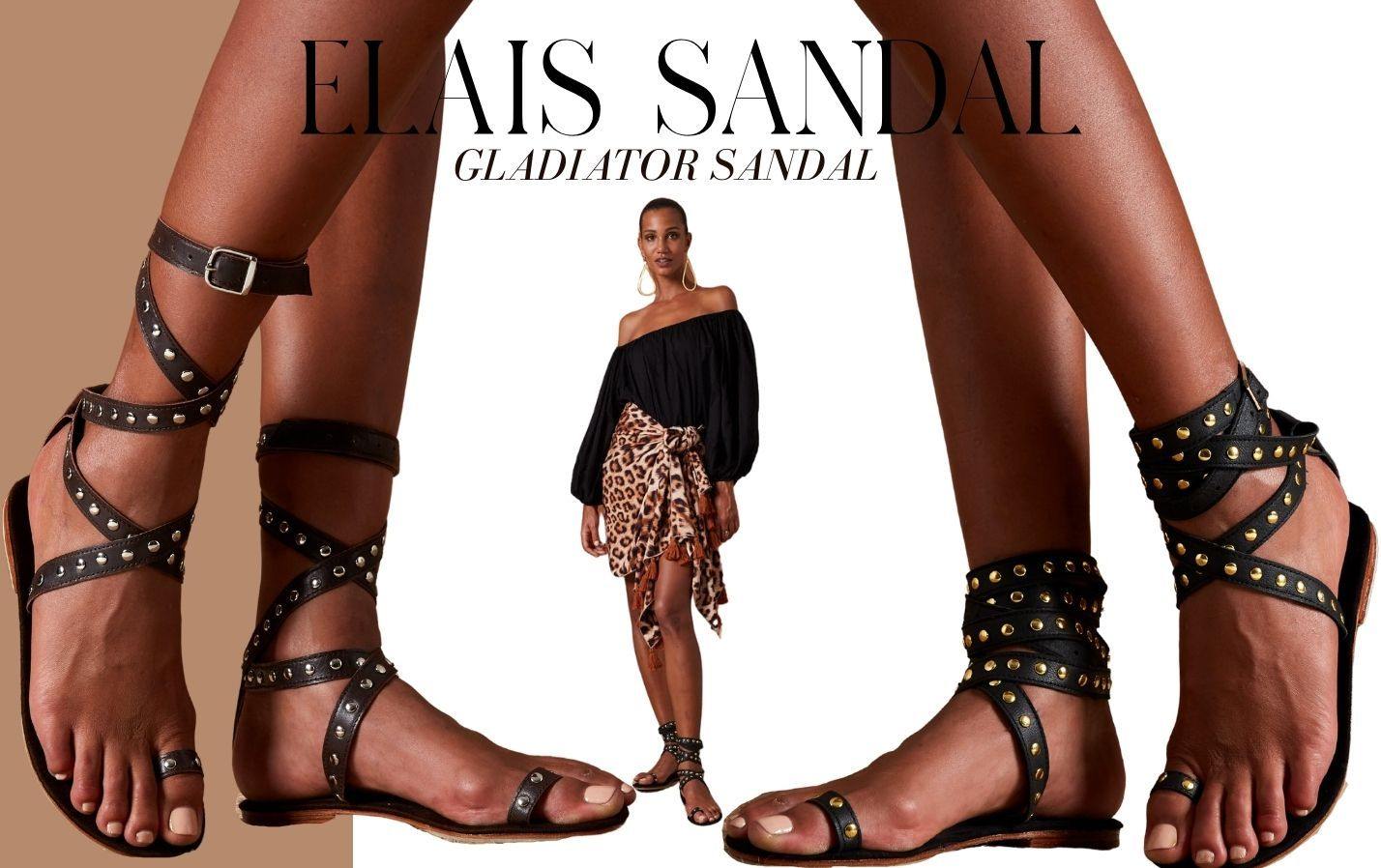 Erika Peña Greek style sandals gladiators popular 37 7