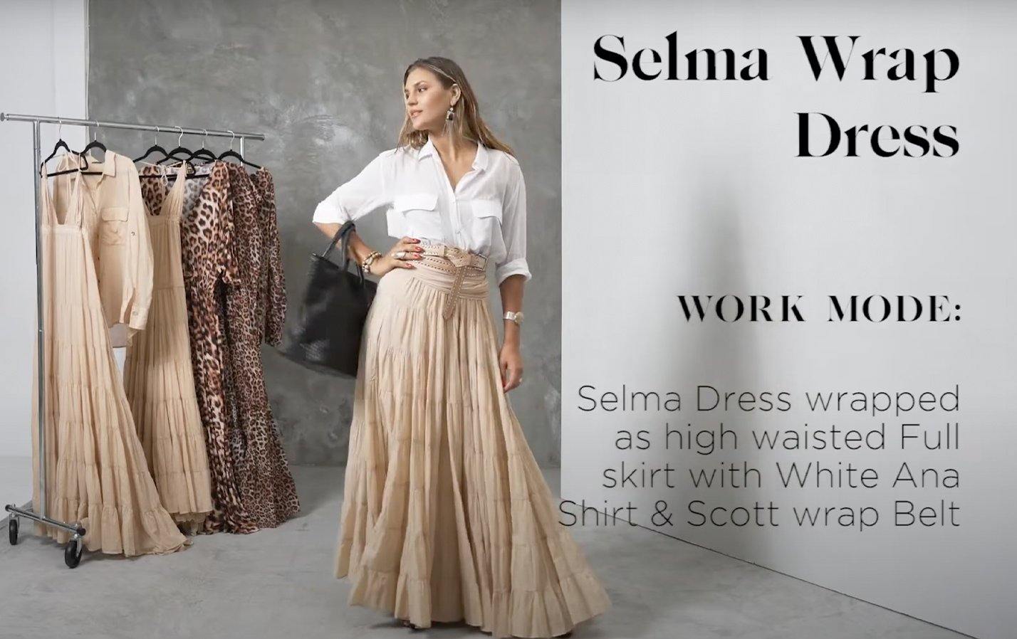 HOW TO STYLE - SELMA WRAP DRESS - Erika Peña