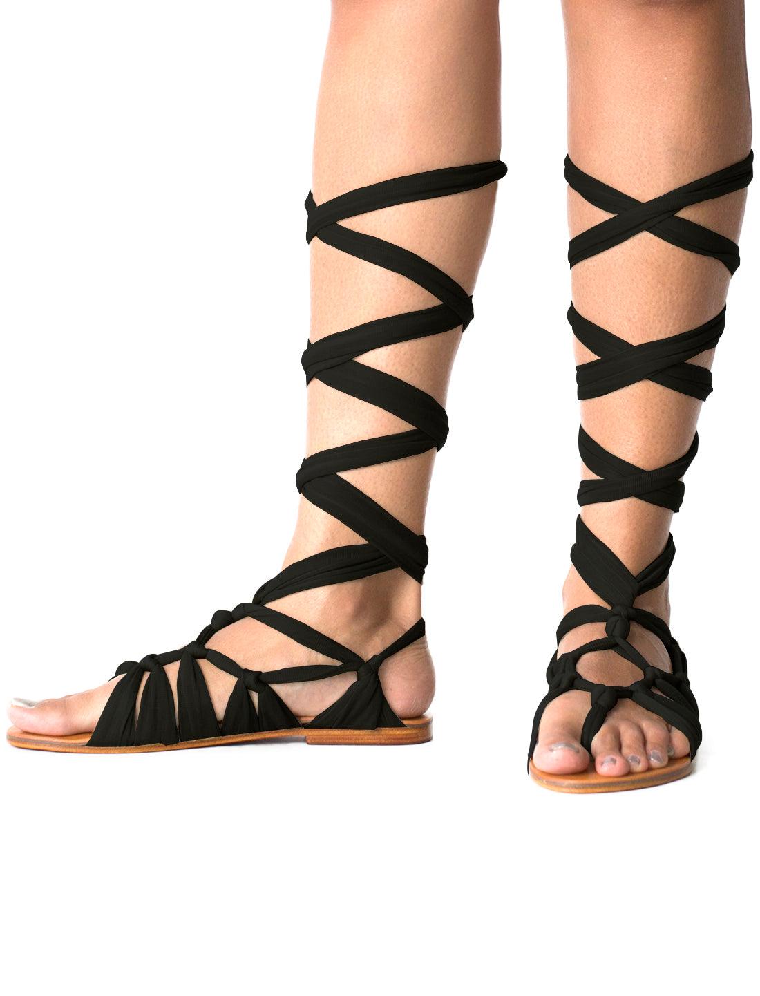 Gladiator Sandals + Wrap Sandals