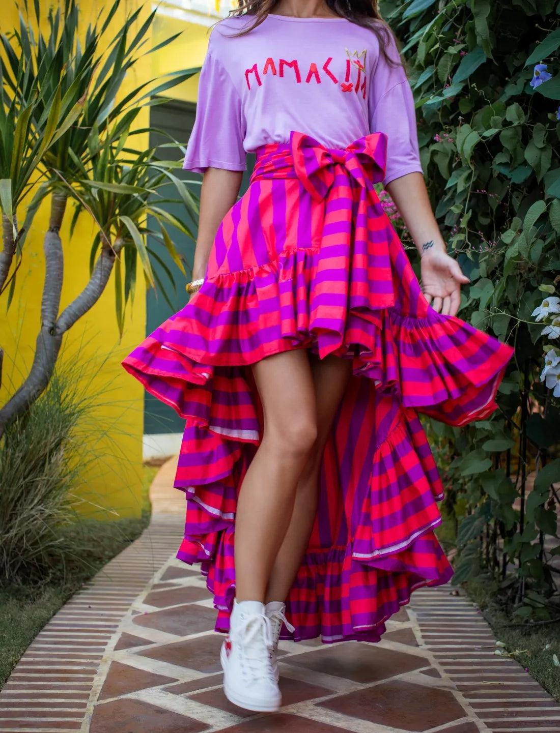 COCO DRESS / SKIRT STRIPE - Erika Peña