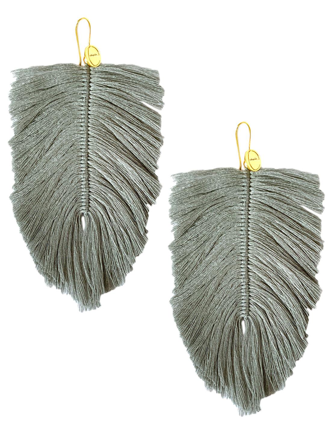 Lani Feather Earrings - Erika Peña