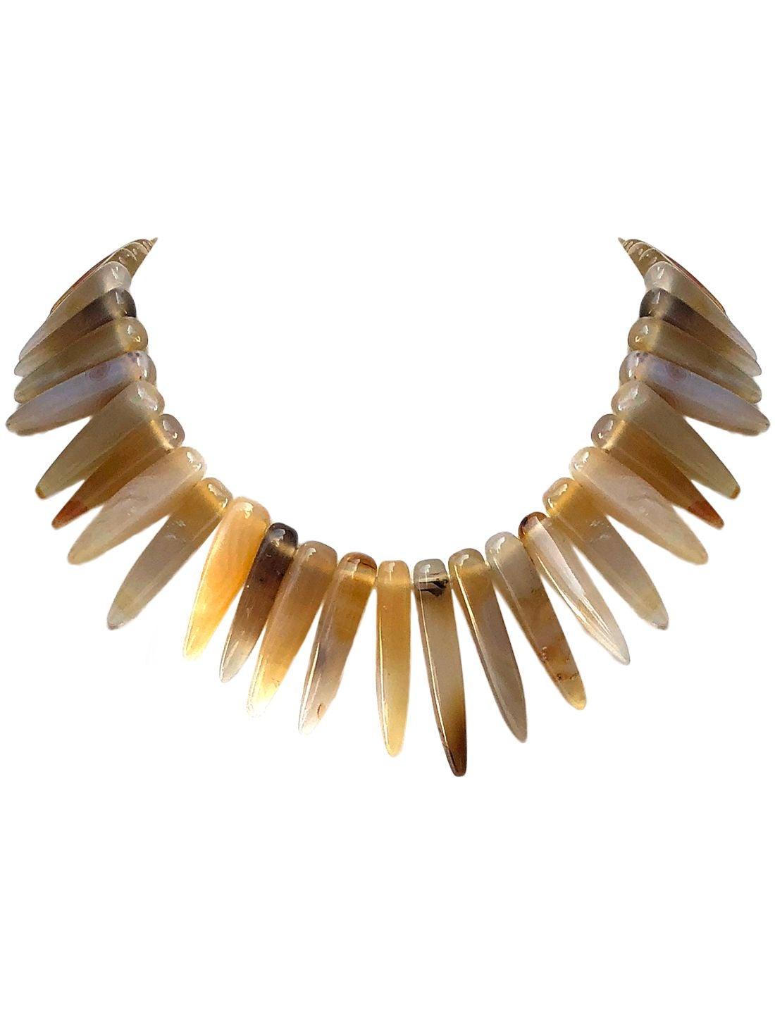 Paku Short Stone Choker Necklace - Erika Peña