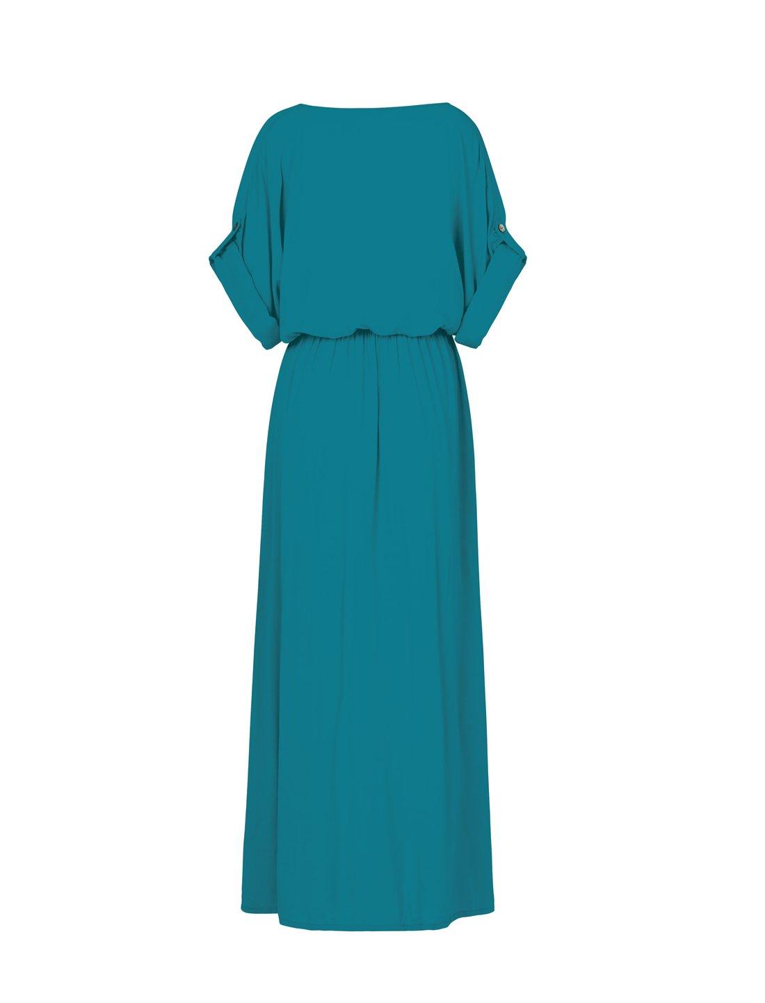 Vero Rimba Maxi Dress - TEAL - Erika Peña