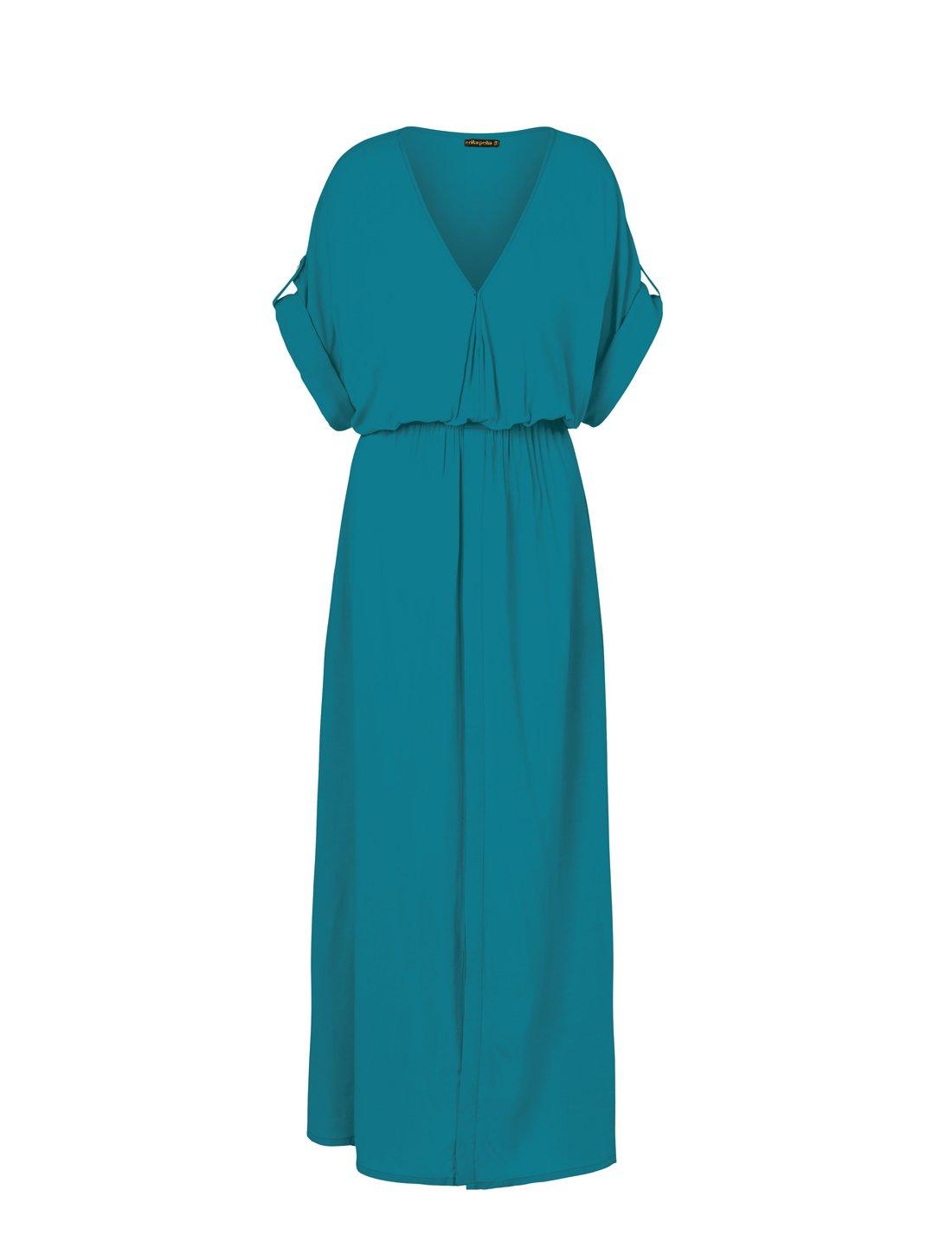 Vero Rimba Maxi Dress - TEAL - Erika Peña