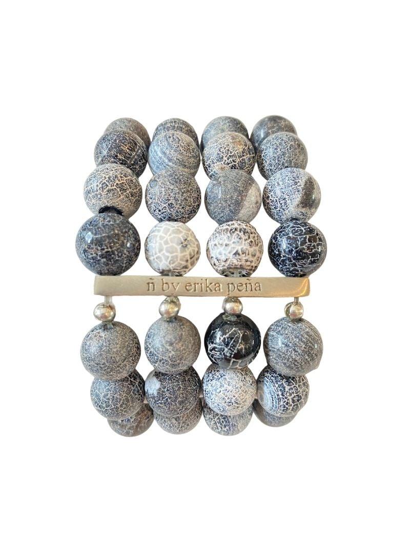 Mona Island Layered Stone Bead Cuff - Erika Peña