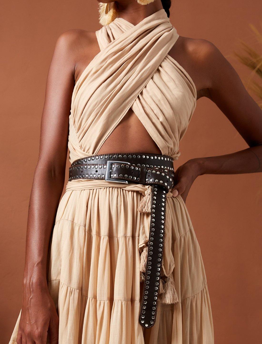 SCOTT STUDDED BELT - Erika Peña